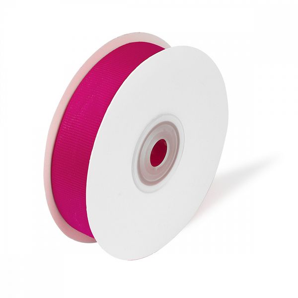 Лента репсовая (в рубчик) 20.0 мм / 22.8±1 метра, 187 фуксия, Magic4Hobby