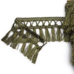 Бахрома отделочная 50.0 мм / 25 метров, кисти, а855 хаки