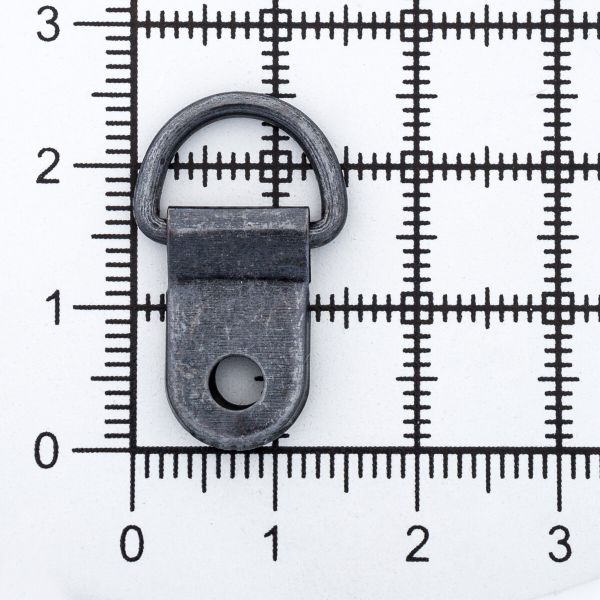 Петля обувная 10х18 мм, оксид, 100 шт