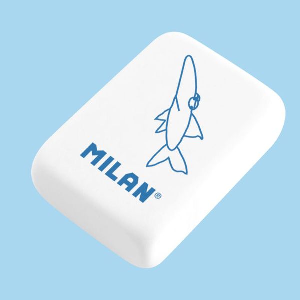 Ластик 2.3х1.9х0.9 см 80 шт, CNM4080, Milan, CNM4080