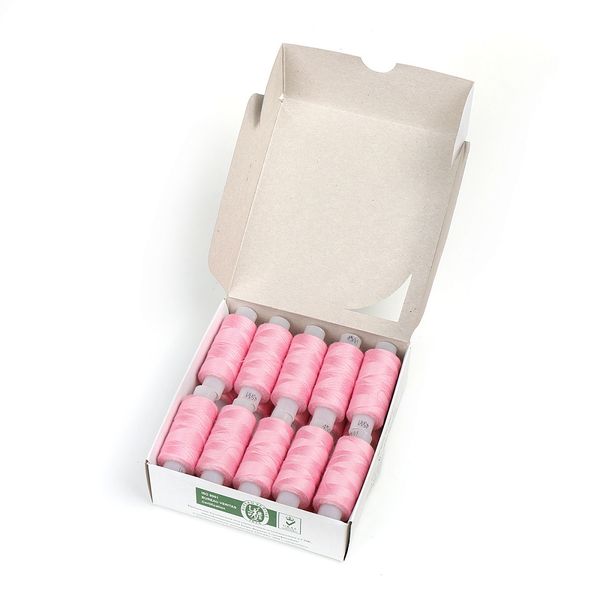 Нитки армированные ПНК им.Кирова 45ЛЛ, бытовые, 200 м / 20 кат., 1202 бл.розовый