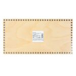 Заготовка из фанеры Панно с перфорацией Прямоугольник, 40х20х0.4 см, Mr.Carving БА-33