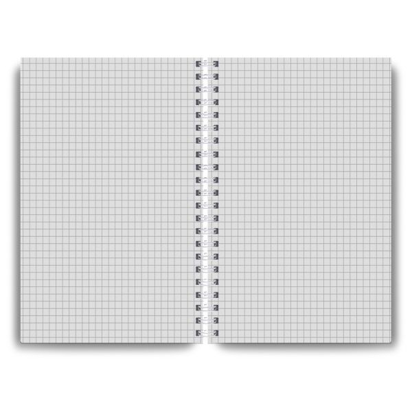 Тетрадь общая с пластиковой обложкой, тиснение серебряной фольгой, 500 мкр, A4 96 л. на гребне 65 г/м², белизна 100 %, 4 шт, клетка, 01037 Рубиновая, Светоч 96Т28