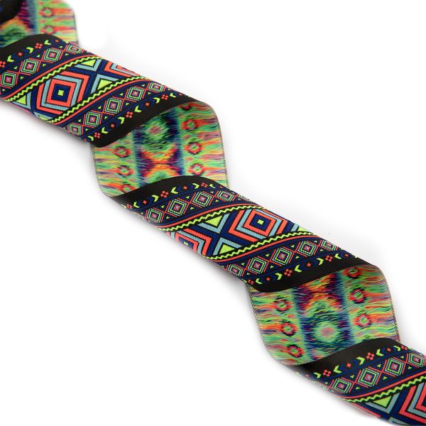 Лента (тесьма) жаккардовая 70.0 мм / 10±0.5 метров, 3, Gamma TRJ-116YP