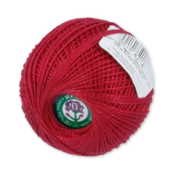 Пряжа ПНК им.Кирова Ирис / уп.20 мот. по 25 г, 150м, №1204 (032) бордо