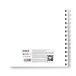 Артбук (Скетчбук), блок белый, жесткая подложка, 200 г/м², 205х205 мм, на гребне 30 л. 2 шт, Мода и стиль 01608, Светоч А230