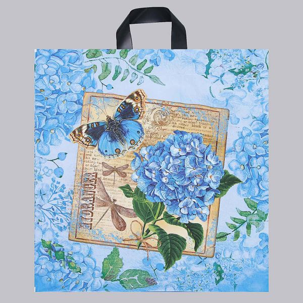 Пакет полиэтиленовый с петлевой ручкой Созерцание, 44х44 см, 70 мкм, 25 шт, 5860341