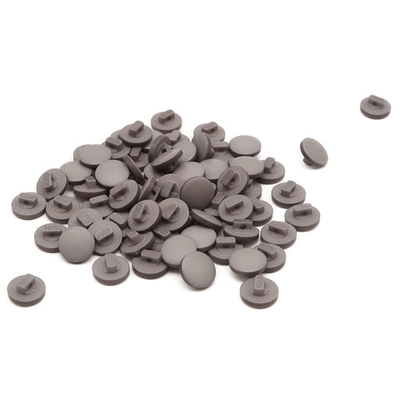 Пуговицы на ножке 16L (10мм), пластик (Gray (серый)), NE68, 72 шт