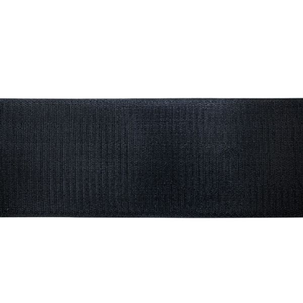 Лента контактная липучка (велкро) пришивная уп. 100 мм / 25 метров, черный, КРЮЧОК, качество 