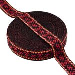 Лента для поясов 40 мм / 25 метров, рис. 9884, черно-красный, С3822Г17