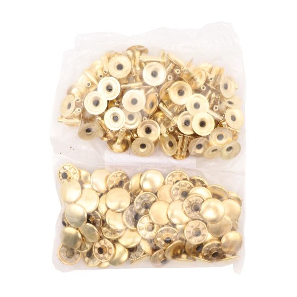 Хольнитены ⌀11 мм, h=11 мм, металл, New Star №123, золото, уп.≈100 шт