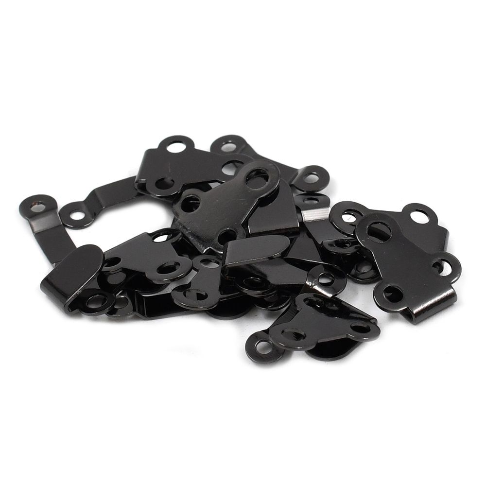 Крючки пришивные 15х11 мм, pewter, 10 шт