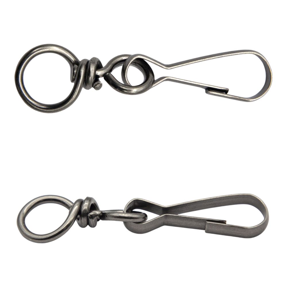 Карабин металл 10.0 мм (55х14 мм), 816-631, чер.никель, уп.100 шт