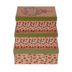 Набор подарочных крафт-коробок "3в1", 24.5х16х10 - 28.5х19х12 см, 01, Stilerra SBOX-RKN5-3