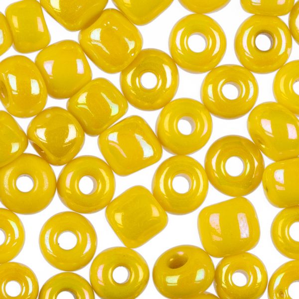 Бисер Zlatka 6/0 (4.1 мм), 100 г (10х10 г), №0402 желтый, GR