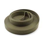 Стропа (ременная лента) 38 мм / 25 метров, толщ. 2.0 мм, [70.5 г/пог.м], 100% нейлон, хаки