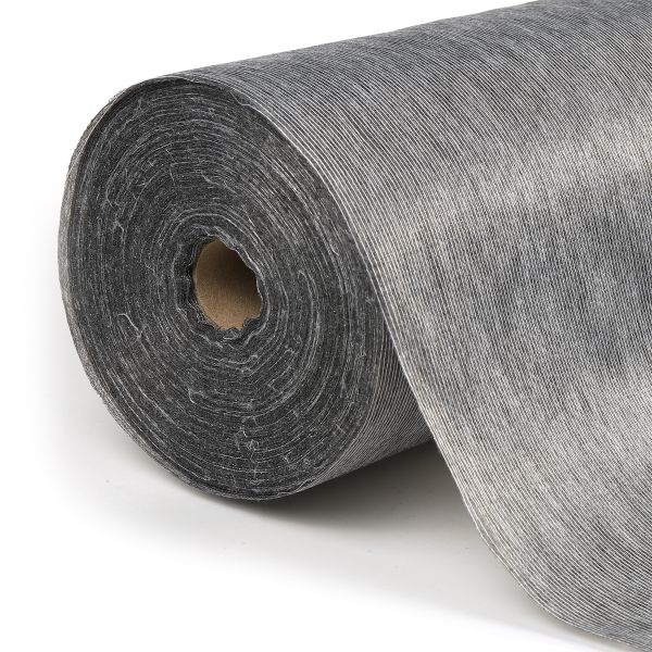 Флизелин клеевой точечный нитепрошивной 44 г/м², цв.серый, шир.90см, 100м