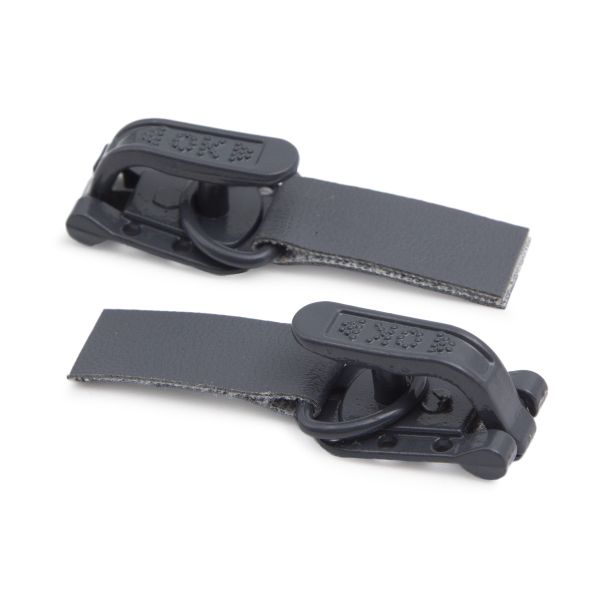 Крючок шубный PQ 45 мм, серый, PQ5208, 5 шт