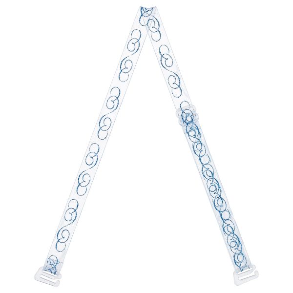 Бретели для бюстгальтера 10 мм, 10 пар, /РП/, синий, Gamma BR-1029