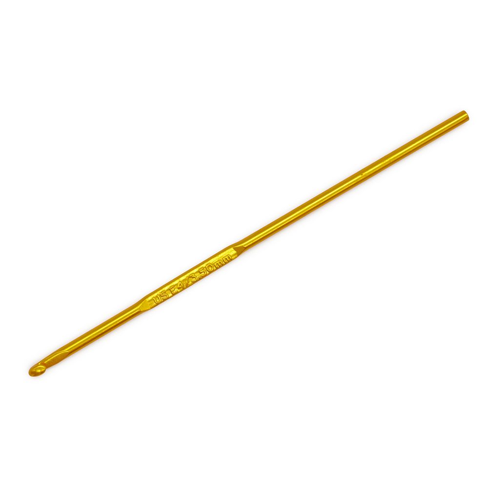 Крючок для вязания Colour 3,5 мм, 15 см, алюминий, Pony