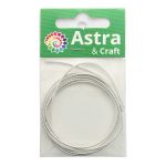 Канитель жесткая Серебро 1,2 мм, 5±0,1г