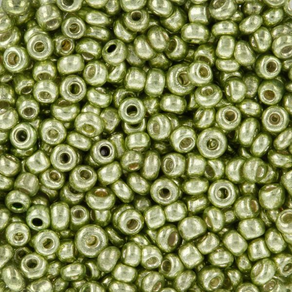 Бисер Zlatka 11/0 (2.1 мм), 100 г (10х10 г), №0565 зеленый, GR