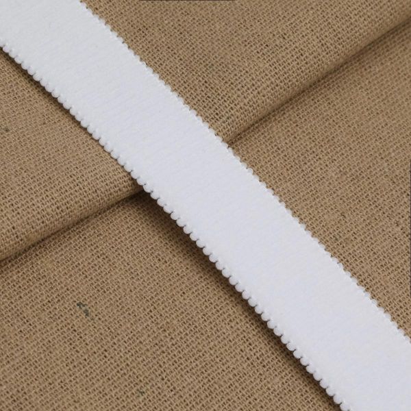 Резинка бельевая (бретелечная) 20.0 мм / 50 метров, белый, ML220.020