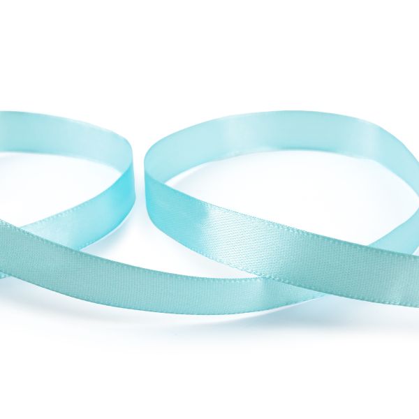 Лента атласная 2-сторонняя 12.0 мм / 33±2 метра, №129 голубой, Gamma AL-12D
