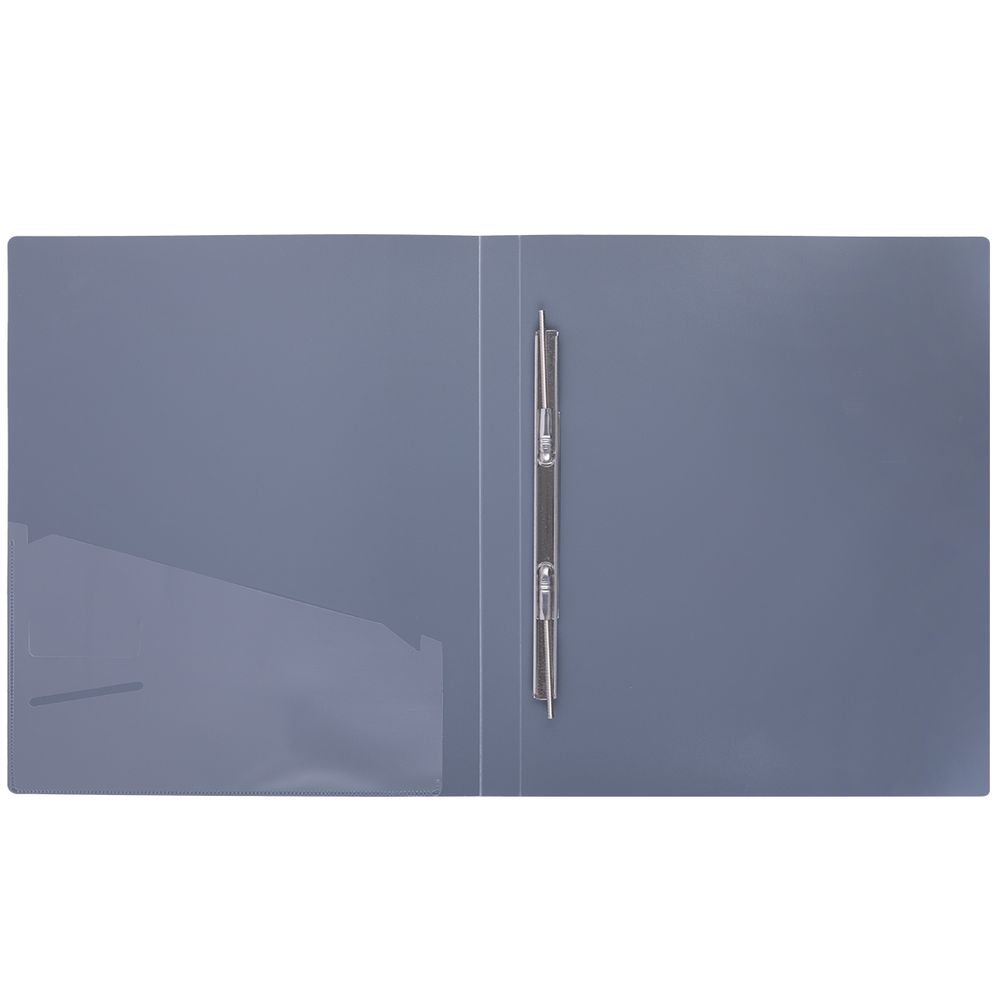 Папка пруж.скоросш. A4 700 мкм 20 мм, волокно, 6 шт, серый new EC210530157, Expert Complete