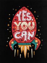 Алмазная (кристальная) мозаика Фрея, постер Ракета, 30х40 см