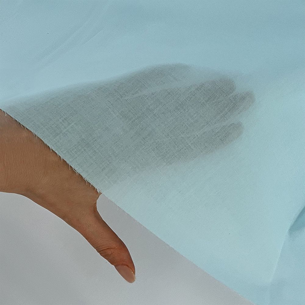 Батист 72 г/м², 150 см / 5 метров, TBY.Bt.06.5, цв.небесно-голубой