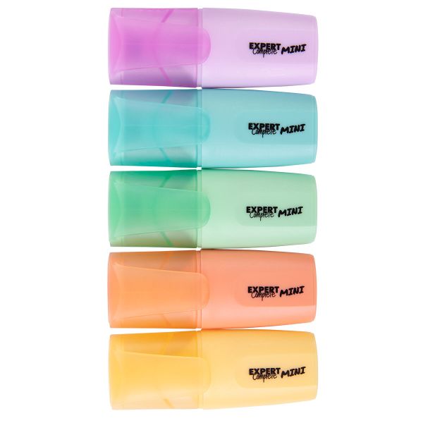 Набор текстовыделителей, пастельные цвета, мини, 5 цв. EHLS-03 1-5 мм, скошенное Trend, ассорти, Expert Complete EHLS-03