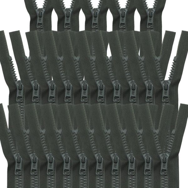 Молния трактор Arta Т6 (6 мм) 1 зам., разъем., 65 см, ОПТ. УП. 25 ШТ., 175 т.хаки