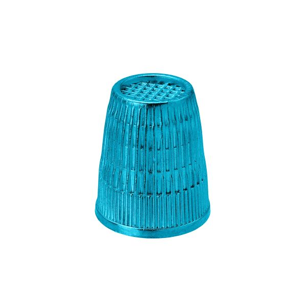 Напёрсток металлический 14 мм, синий Pony, 86711/10