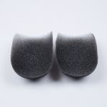 Плечевые накладки (подплечники) втачные необтянутые 200х210х25 мм, 10 пар, черный, РН-25