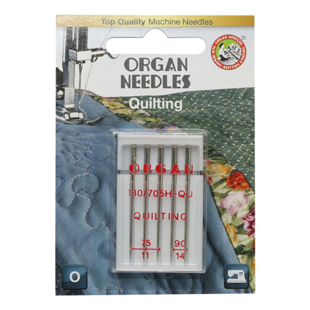 Иглы Organ квилтинг 5/75-90 Blister