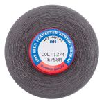Нитки швейные Euron mH 40/2, 5000 ярд, 1374 темно-серый, 1 катушка