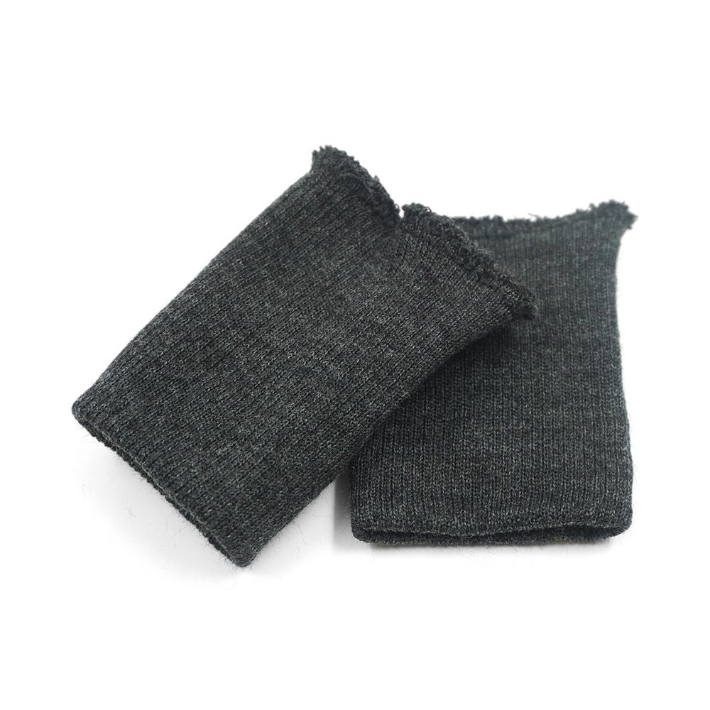 Манжеты трикотажные 7.0х9.5 см, уплотненный 2х1, 373/м антрацит (т.серый меланж)