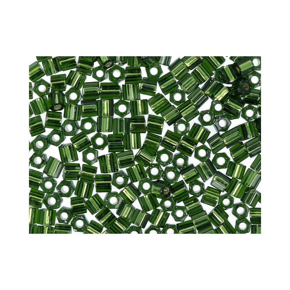 Бисер Toho 11/0 Hexagon 3 (2.2 мм), 5х5 г, 0037 травяной