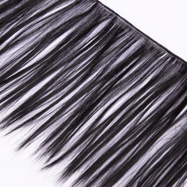 Трессы для кукол 25 см, 100 см, 34 г, 06 черный, HobbyBe HAR-3