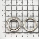 Люверсы металл ⌀15.0 мм (внутр.), цв. никель, 1960/61, 50 шт, BIG