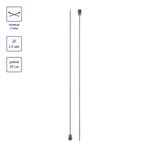 Спицы прямые металл ⌀2.5 мм, 25 см, никель, Gamma MKP25