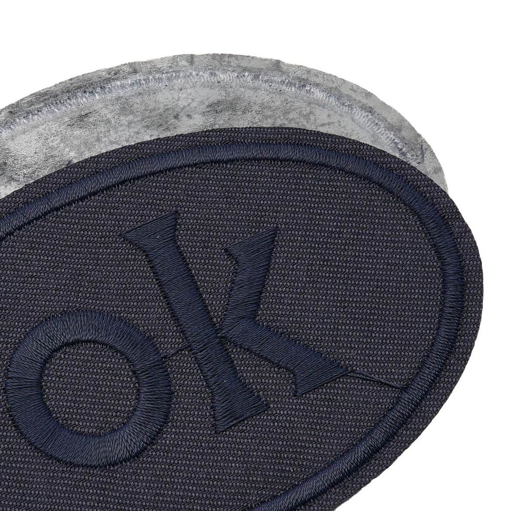 Термоаппликация овал OK 92х60мм (Blue2 (синий2)), 2 шт, LA560