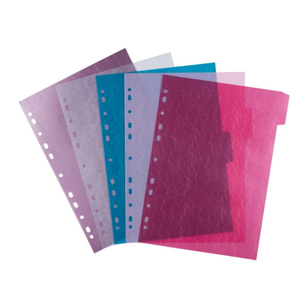 Разделитель листов пластиковый A4, 5 шт, EC270020200 лён, ассорти, Expert Complete EC270020200