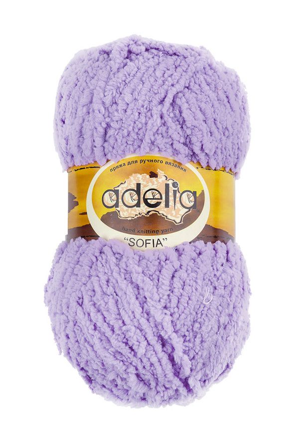 Пряжа Adelia Sofia / уп.10 мот. по 50г, 90м, 40 св.сиреневый