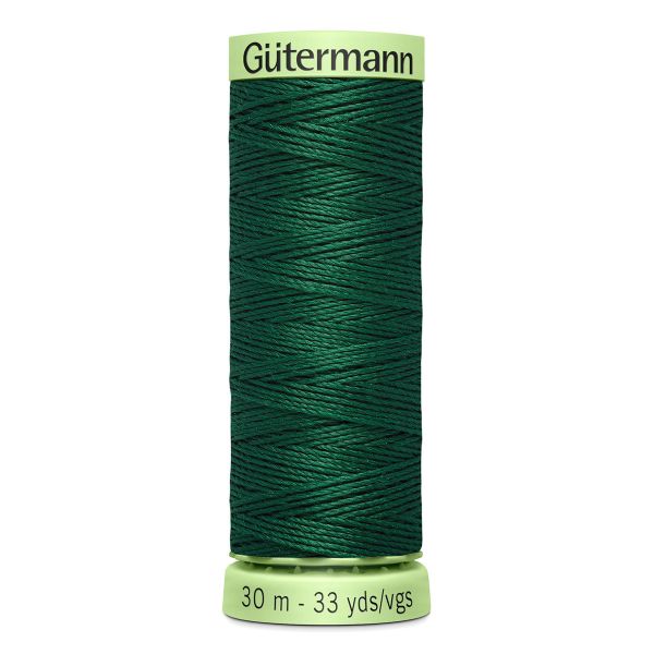 Нитки отделочные Gutermann Top Stitch, 30м, 340 зеленый трилистник, 5 катушек