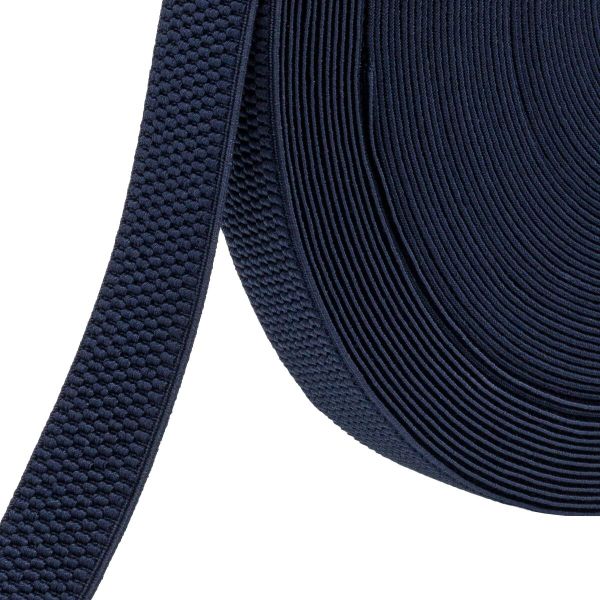 Резинка для подтяжек (помочная) 25.0 мм / 25 метров, 15.75 г/п.м., 233 индиго синий, 6123-9389