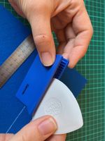 Точилка для мела пластик, синяя, Gamma