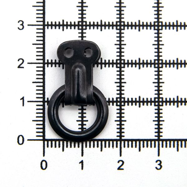 Кольцо ковровое ⌀15 мм, h25 мм, с подвеской (С21 оксид), С-21, с-39, 100 шт