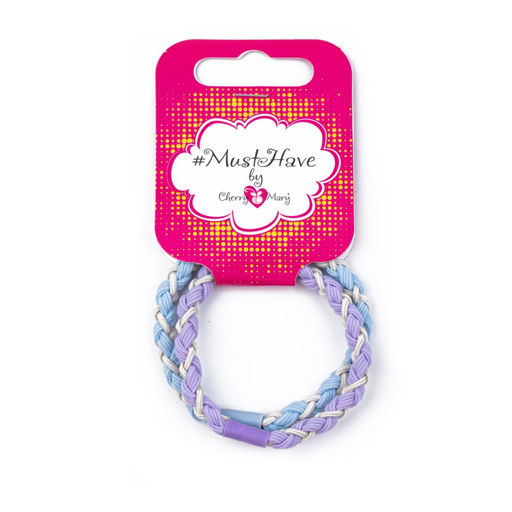 Набор резинок для волос 10 шт (5х2 шт), №02 ассорти, Cherry Mary TR07071